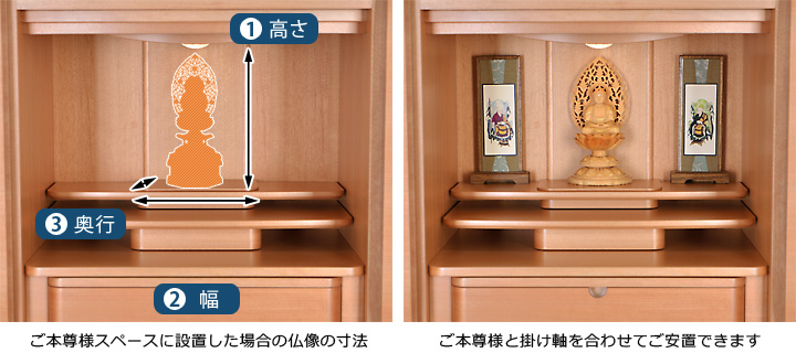 ご本尊様寸法図