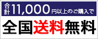 合計11,000円（税込）以上のご購入で全国送料無料