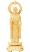 【特価・新品】 地蔵菩薩　柘植　総高さ約16㎝ 　仏像　地蔵 特価・新品】 地蔵菩薩 柘植 総高さ約16㎝ 仏像 地蔵 - メルカリ